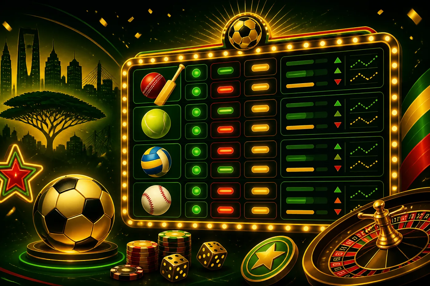 Cricket, tennis and volleyball markets
